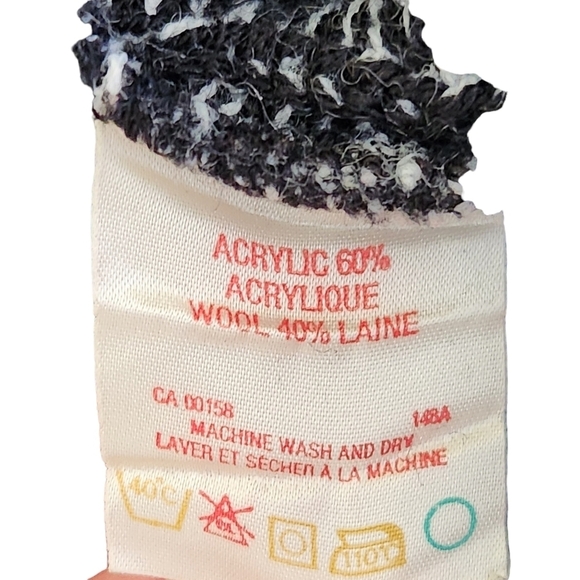 Jantzen sweater company black gray knitted WORKING light up Christmas sweater - Picture 10 of 10